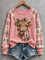 Women's Funny Highland Cow Sweatshirt