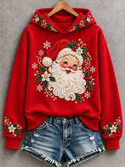 Women's Funny Santa  Hoodie