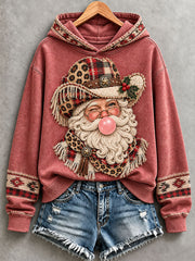 Women's Western Santa Hoodie