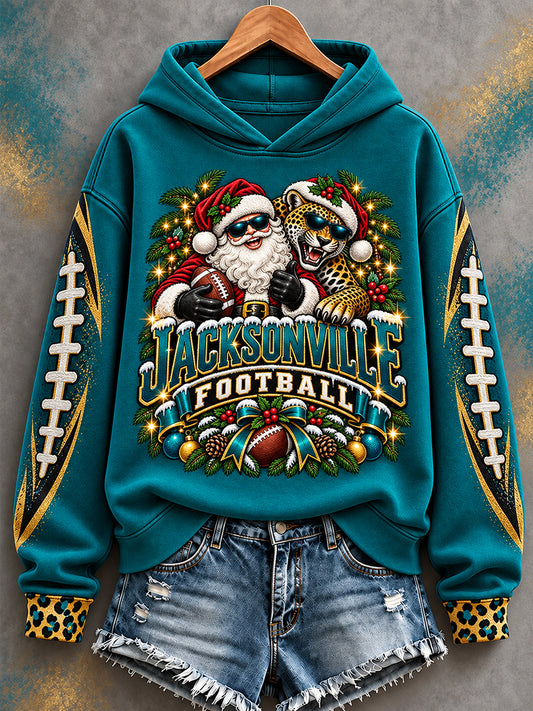 Women's Jaguars Football Gameday Gift For Football Fans Casual Hoodie