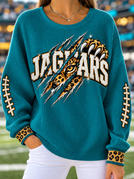 Women's Jaguars Football Gameday Gift For Football Fans Casual Sweatshirt