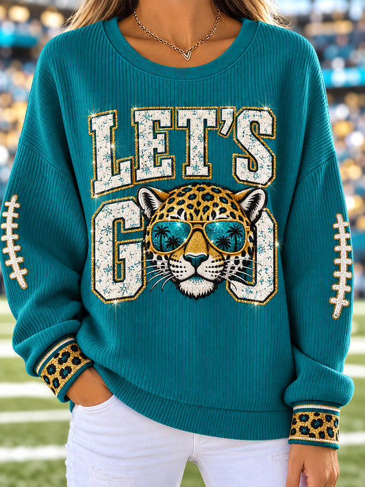 Women's Jaguars Football Gameday Gift For Football Fans Casual Sweatshirt