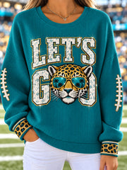 Women's Jaguars Football Gameday Gift For Football Fans Casual Sweatshirt