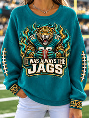 Women's Jaguars Football Gameday Gift For Football Fans Casual Sweatshirt