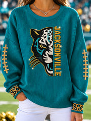 Women's Jaguars Football Gameday Gift For Football Fans Casual Sweatshirt
