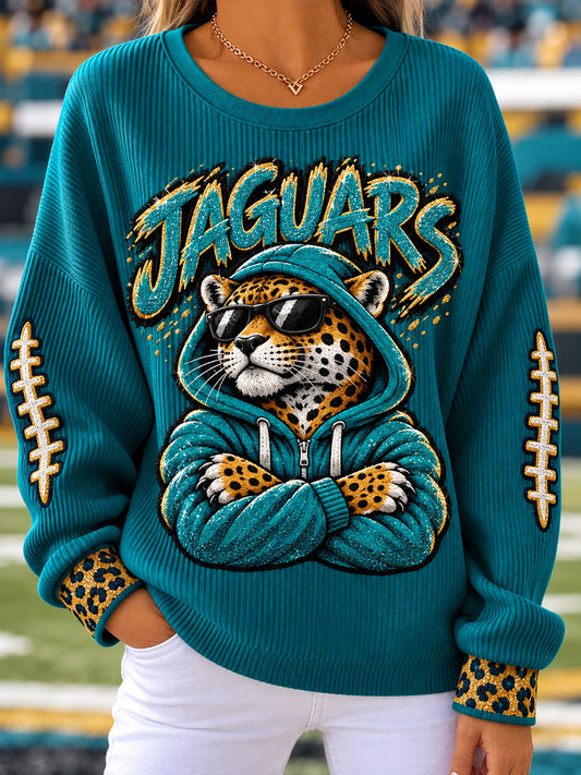 Women's Jaguars Football Gameday Gift For Football Fans Casual Sweatshirt