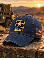 Unisex Vintage Veterans Day Art Print Hat