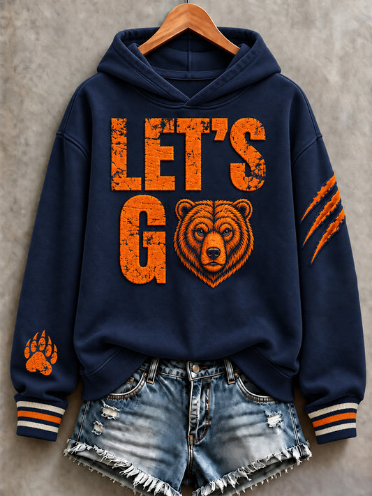 Women's  Football Gameday Gift For Football Fans Print Sweatshirt