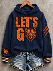 Women's  Football Gameday Gift For Football Fans Print Sweatshirt