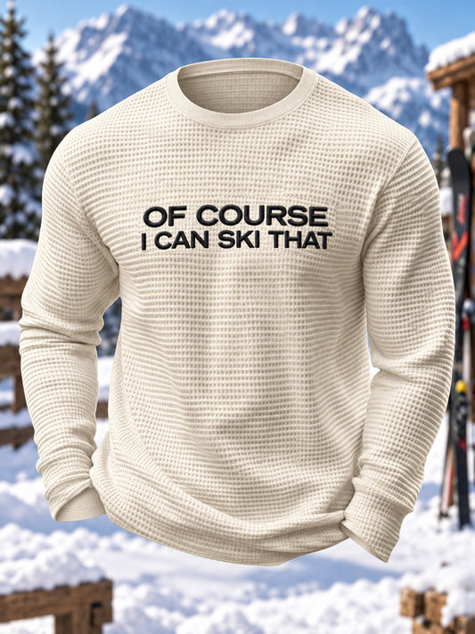 Men's Waffle Sweatshirt