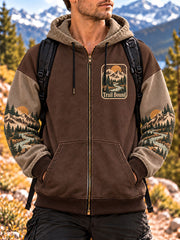 Men's Trail Bonnd Print Zip-Up Hoodie