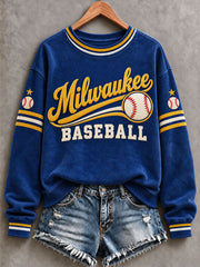 Women's Baseball Gameday Gift For Baseball Fans Regular Hoodie