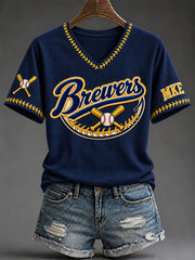 Women's Baseball Game Day Casual T-Shirt