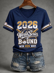 Women's Baseball Game Day Casual T-Shirt