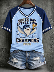 Women's Tampa Bay Baseball Lover Printed T-shirt