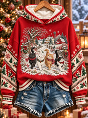 Women's Christmas Print Sweatshirt