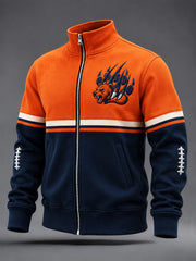 Men's Chicago Football Lover Print Jacket