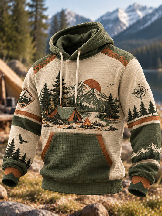 Men's Camping Printed Hoodie