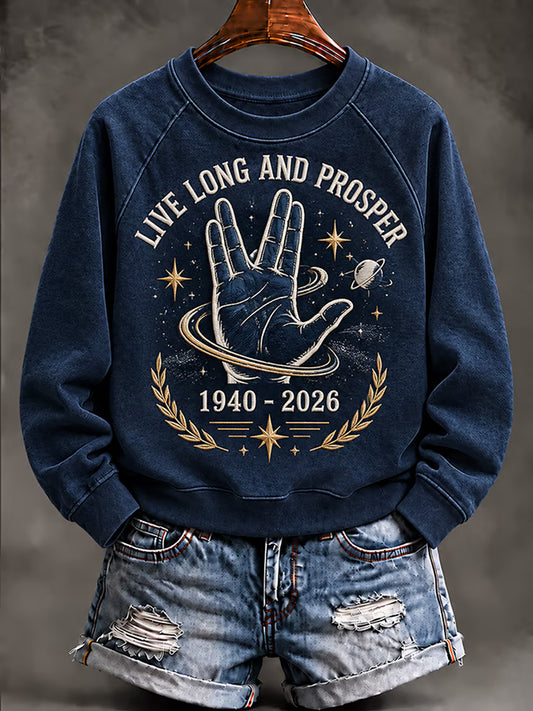 Women's Rip Captian 1940-2026 Printed Casual Sweatshirt